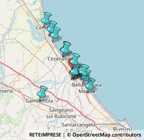 Mappa Viale L.B. Alberti, 47042 Cesenatico FC, Italia (4.70786)