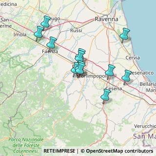 Mappa Via Gandhi, 47122 Forlì FC, Italia (13.2525)