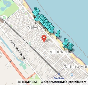 Mappa Viale Canova, 47042 Cesenatico FC, Italia (0.403)