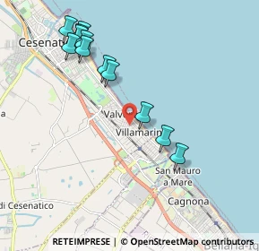 Mappa Viale Canova, 47042 Cesenatico FC, Italia (2.15)