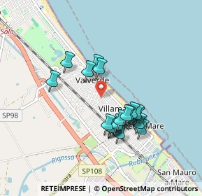 Mappa Viale Canova, 47042 Cesenatico FC, Italia (0.781)