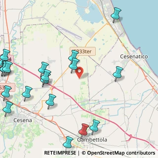 Mappa Via Violone di Gattolino, 47521 Cesena FC, Italia (6.455)