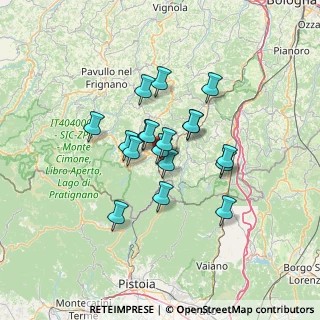 Mappa Via Don Fornasini, 40030 Castel di Casio BO, Italia (10.03667)
