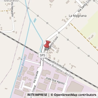 Mappa Via Santa Croce, 449, 47032 Bertinoro, Forlì-Cesena (Emilia Romagna)