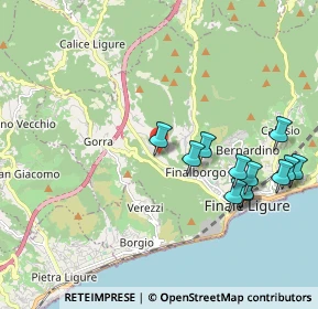 Mappa VIA MAESTRI DEL LAVORO, 17024 Finale Ligure SV, Italia (2.18667)