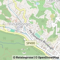 地図 Finale Ligure