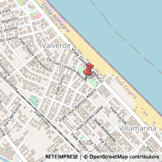 Mappa Viale Guido Reni,  23, 47042 Cesenatico, Forlì-Cesena (Emilia Romagna)