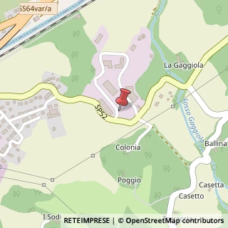 Mappa Via Circonvallazione Est, 4, 40030 Castel di Casio, Bologna (Emilia Romagna)