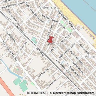 Mappa Viale Amedeo Modigliani,  6, 47042 Cesenatico, Forlì-Cesena (Emilia Romagna)