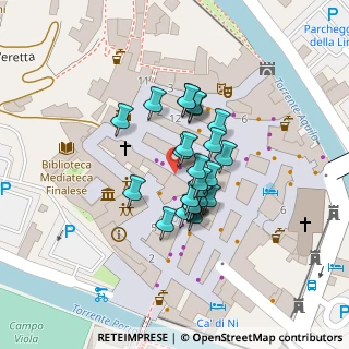 Mappa Piazza del Tribunale, 17024 Finale Ligure SV, Italia (0.0368)