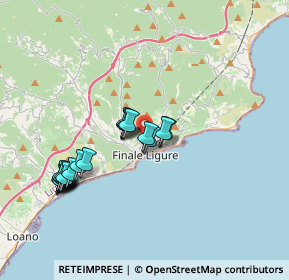 Mappa 17024 Finale Ligure SV, Italia (3.50421)