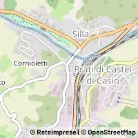 Hartă Porretta Terme