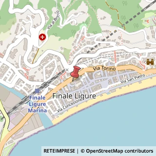 Mappa Via Torino, 28, 17024 Finale Ligure, Savona (Liguria)