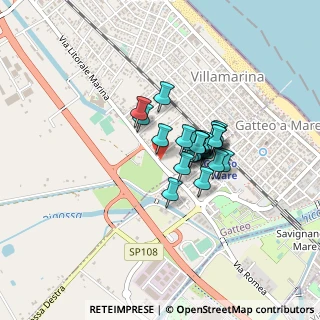 Mappa Via Litorale Marina, 47042 Villamarina FC, Italia (0.252)