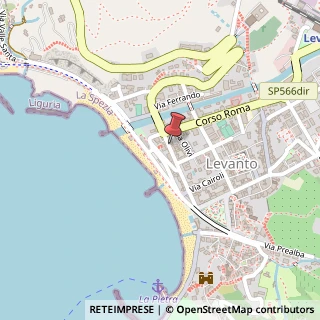 Mappa Corso Italia, 58, 19015 Levanto, La Spezia (Liguria)