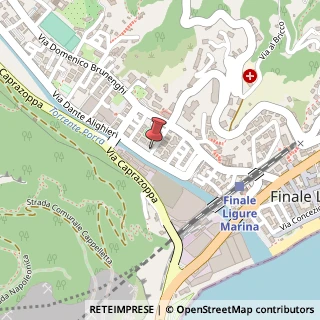 Mappa Via Ippolito Nievo,  11, 17024 Finale Ligure, Savona (Liguria)