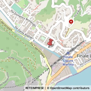 Mappa Viale Dante Alighieri, 36, 17024 Finale Ligure, Savona (Liguria)