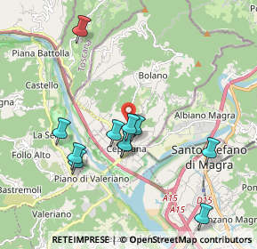 Mappa 19020 Bolano SP, Italia (1.87818)