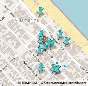 Mappa Viale Euclide, 47042 Villamarina FC, Italia (0.1)