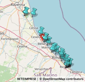 Mappa Via Cartesio, 47042 Cesenatico FC, Italia (17.768)