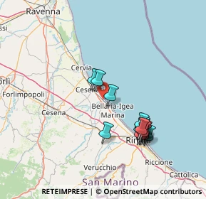 Mappa Via Cartesio, 47042 Cesenatico FC, Italia (14.25067)