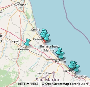 Mappa Via Cartesio, 47042 Cesenatico FC, Italia (16.06)