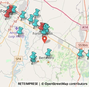 Mappa Via Prati Rotondi, 47032 Bertinoro FC, Italia (4.549)