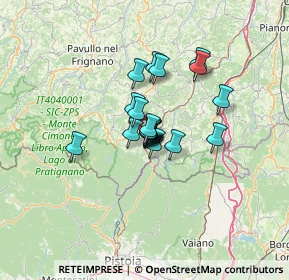 Mappa Via I Maggio, 40046 Porretta Terme BO, Italia (7.7405)