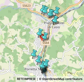 Mappa Via I Maggio, 40046 Porretta Terme BO, Italia (1.16)