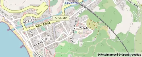 Mappa Levanto