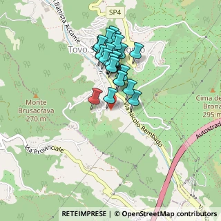 Mappa Via Rocca, 17020 Tovo San Giacomo SV, Italia (0.39259)