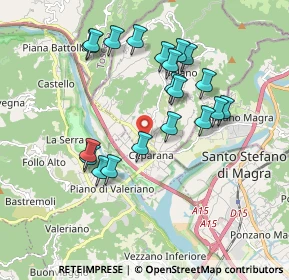 Mappa Via Genova, 19020 Bolano SP, Italia (1.804)