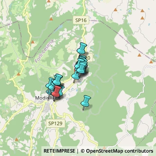 Mappa Via Carlo Alberto Dalla Chiesa, 47015 Modigliana FC, Italia (1.01154)