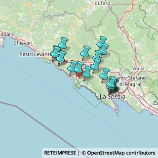 Mappa Località Pié dell'Ulivo, 19015 Levanto SP, Italia (11.1975)