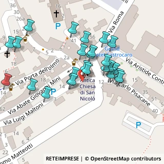 Mappa Piazza Martelli, 47011 Castrocaro Terme E Terra del Sole FC, Italia (0.052)