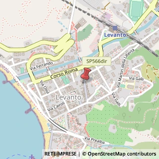 Mappa Via Giuseppe Garibaldi, 87, 19015 Levanto, La Spezia (Liguria)