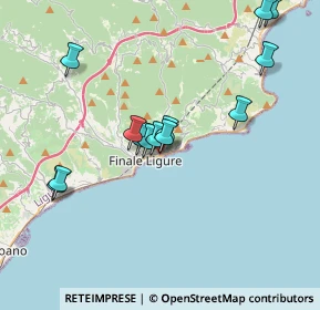 Mappa Piazza Olinto Simonetti, 17024 Finale Ligure SV, Italia (3.69462)