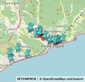 Mappa Via Gilberto Govi, 17024 Finale Ligure SV, Italia (1.38)