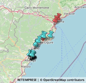 Mappa Via Gilberto Govi, 17024 Finale Ligure SV, Italia (12.9115)