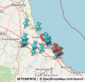 Mappa 47042 Villamarina FC, Italia (11.7485)