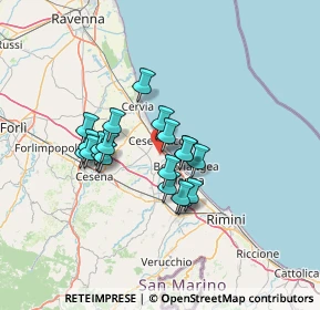 Mappa Via Fossa, 47042 Villamarina FC, Italia (10.4855)