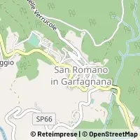 Map San Romano in Garfagnana