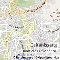 Kaart Caltanissetta