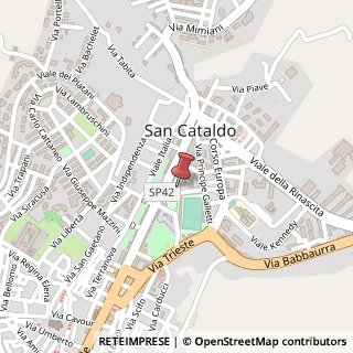 Mappa Via Antonio Fogazzaro, 19, 93017 San Cataldo, Caltanissetta (Sicilia)