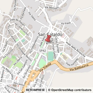 Mappa Corso Sicilia, 96, 93017 San Cataldo, Caltanissetta (Sicilia)