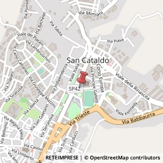 Mappa Via Antonio Fogazzaro, 27, 93017 San Cataldo, Caltanissetta (Sicilia)