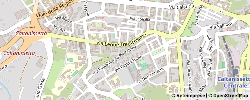 Mappa Caltanissetta