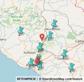 Mappa SP21, 92025 Casteltermini AG, Italia (18.69364)