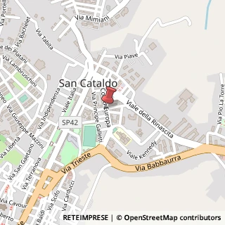 Mappa Via Santa Fara, 27, 93017 San Cataldo, Caltanissetta (Sicilia)