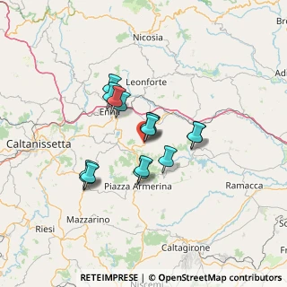 Mappa Via XXV Aprile, 94100 Valguarnera Caropepe EN, Italia (11.45333)